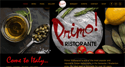 Desktop Screenshot of primo-ristorante.com
